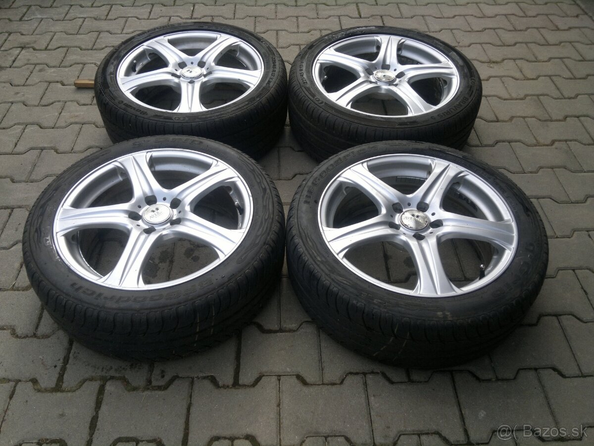 Elektrony Ford 5x108 r17, letne pneu. 225/45 r17 - 2