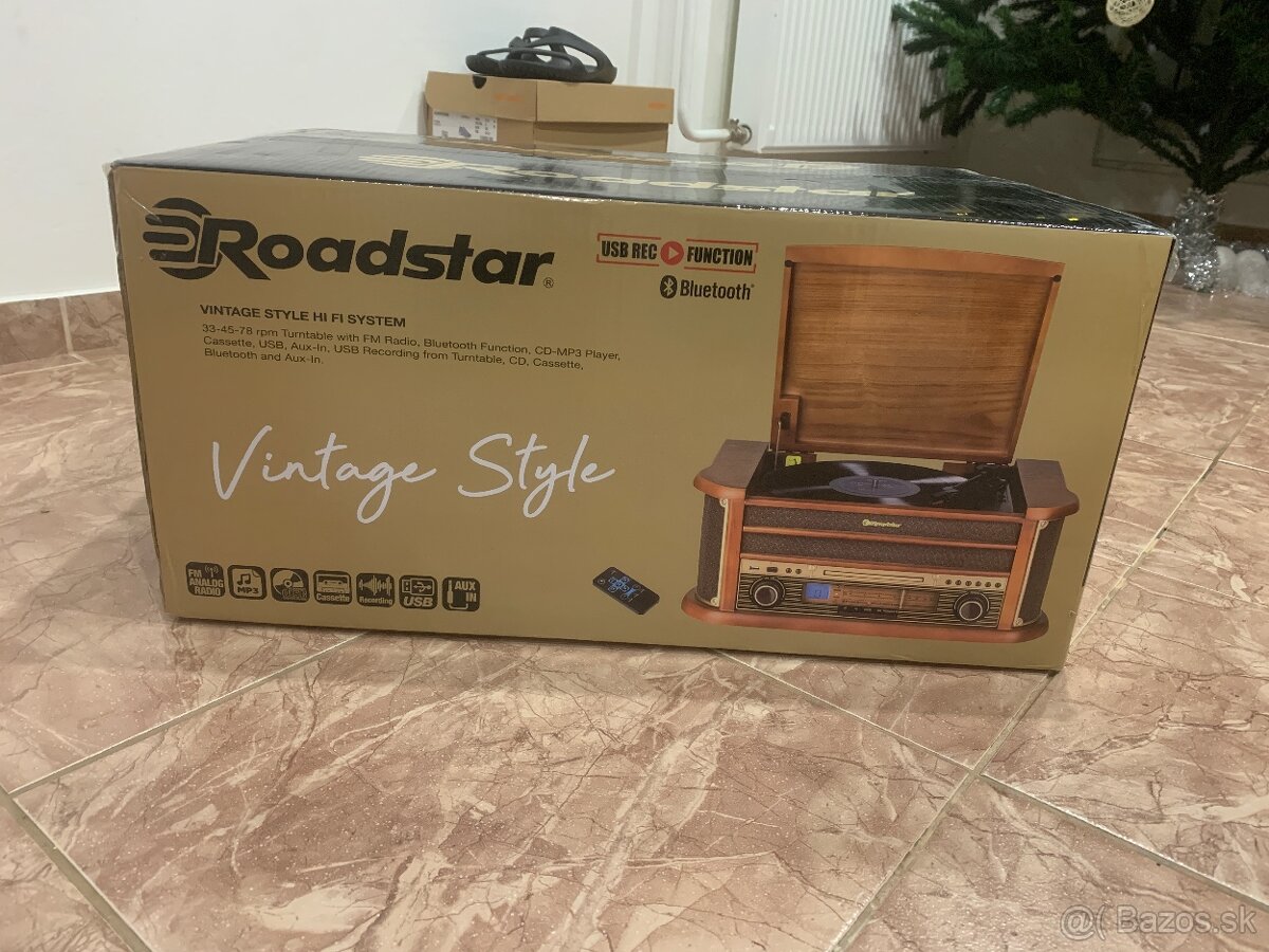 Nerozbalené retro HIFI Roadstar - 2