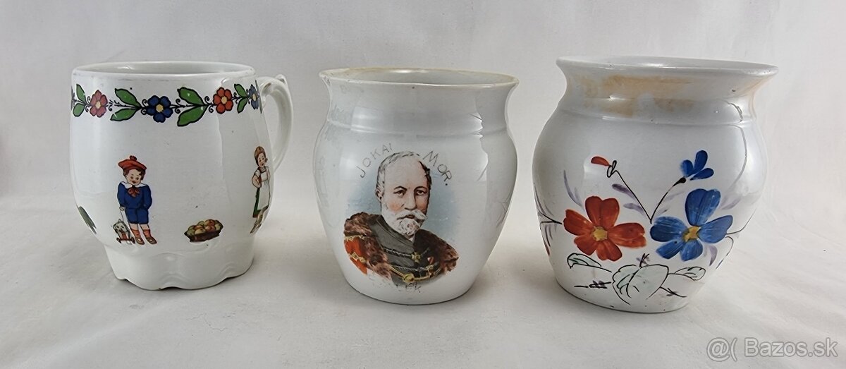 Starožitné hrnčeky - bucľáky - 2