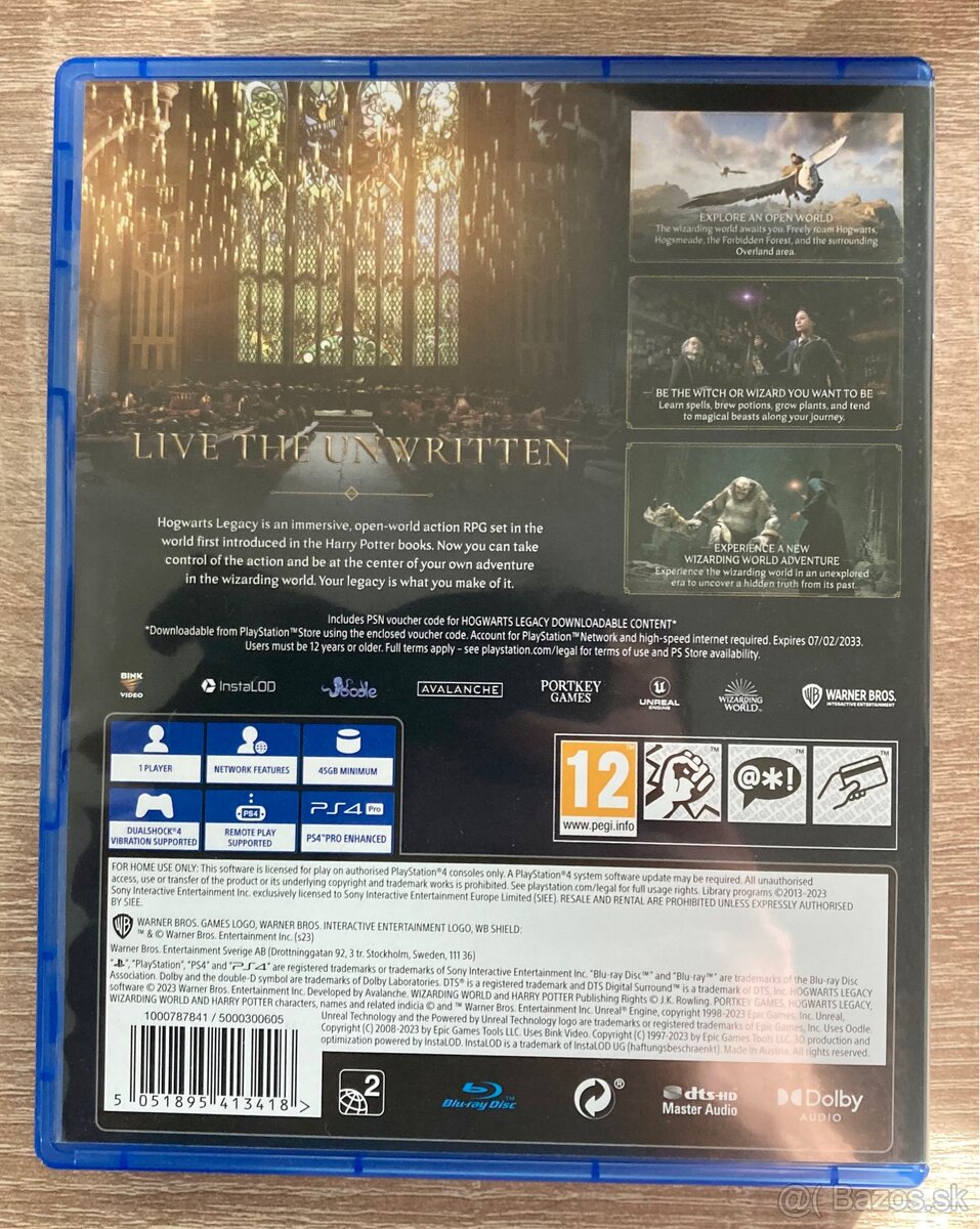 Hogwarts Legacy (nová, top stav) - 2