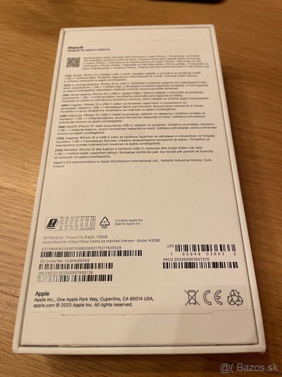 IPHONE 15 BLACK 128GB - 2