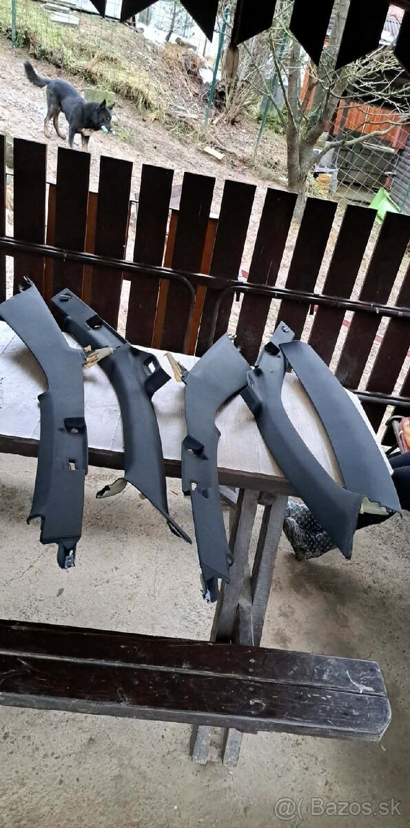 A4 B6 sedan čierne doplnky stropnica - 2