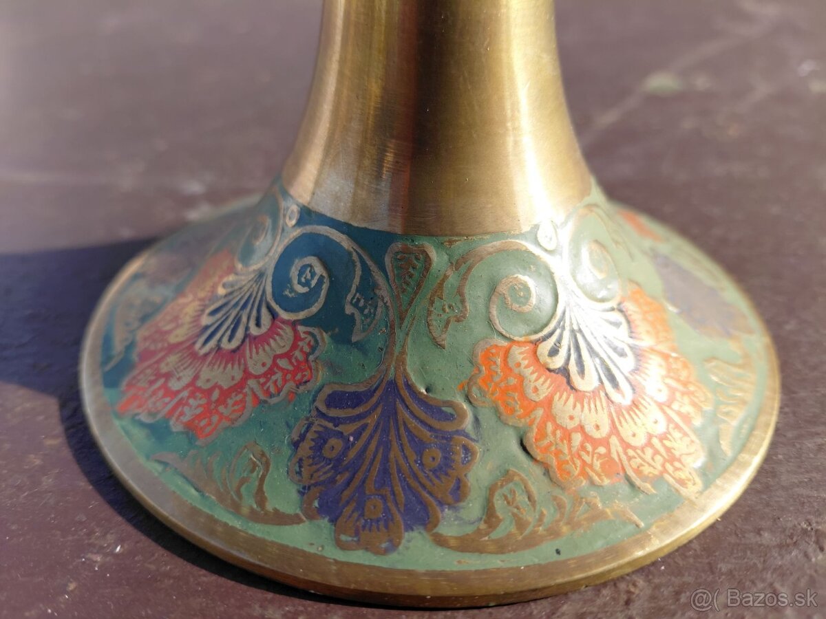 Orientálny mosadzný etažér - 2