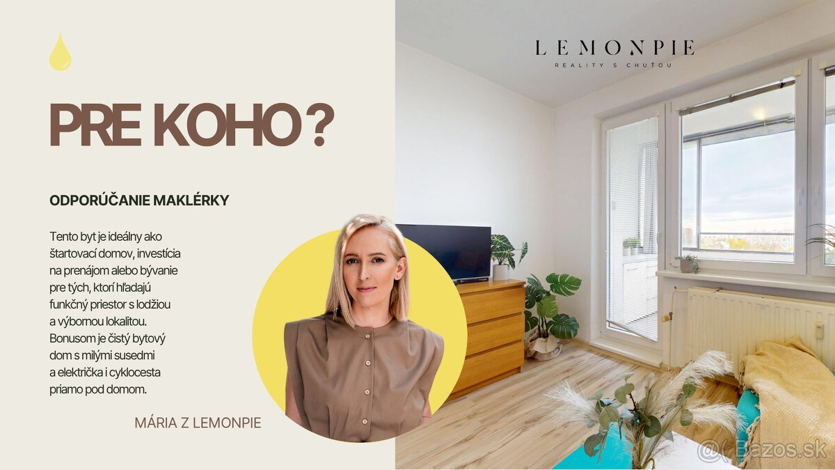 NA PREDAJ GARZÓNKA S VEĽKOU LODŽIOU NA OSUSKÉHO V PETRŽALKE - 2