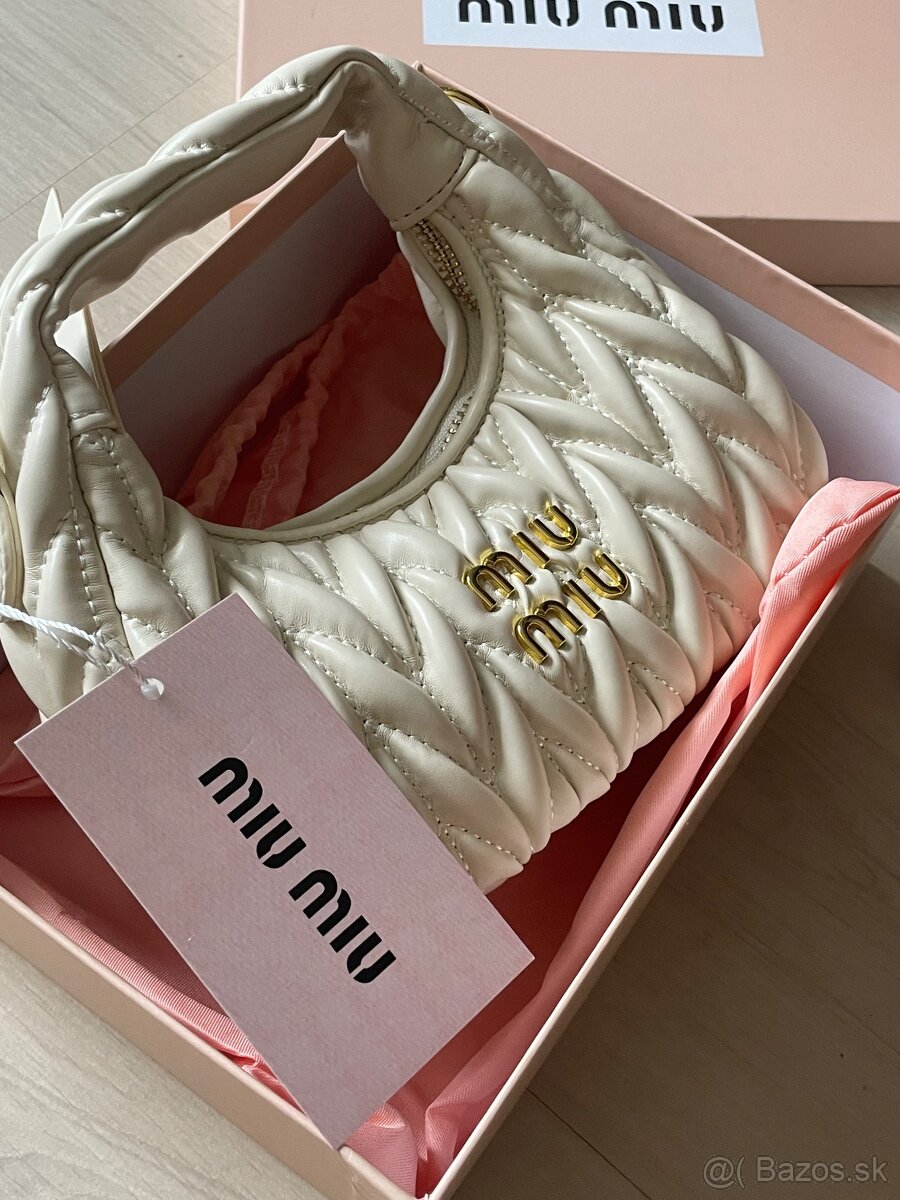 Biela kabelka miu miu wander - 2