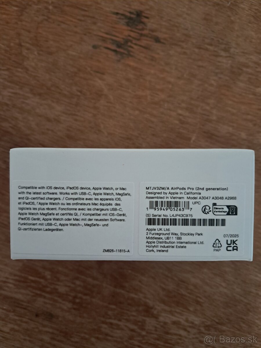 Predám Apple AirPods Pro 2 (USB-C) – Nové, nerozbalené - 2