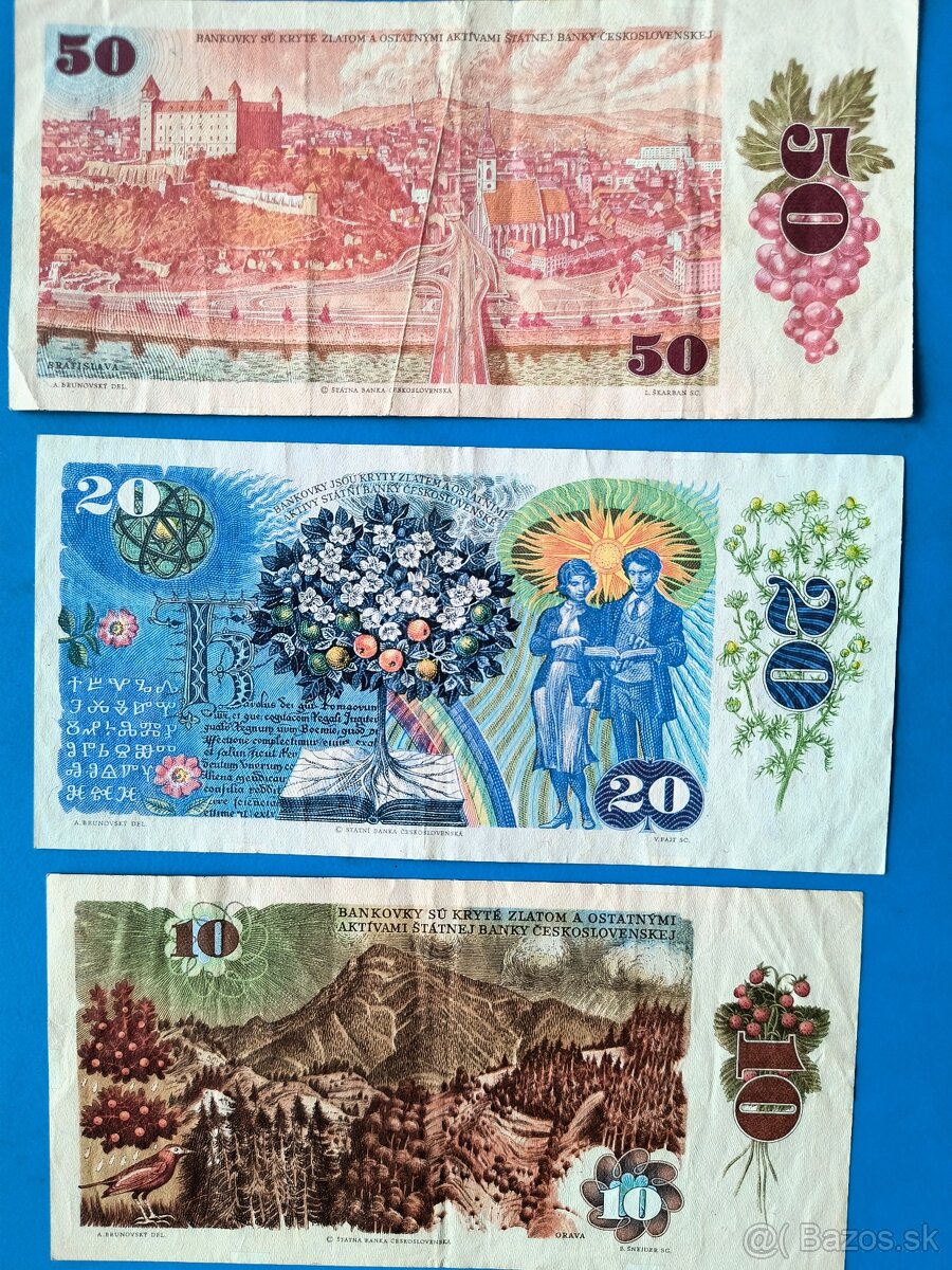 ČESKOSLOVENSKÉ BANKOVKY - 2