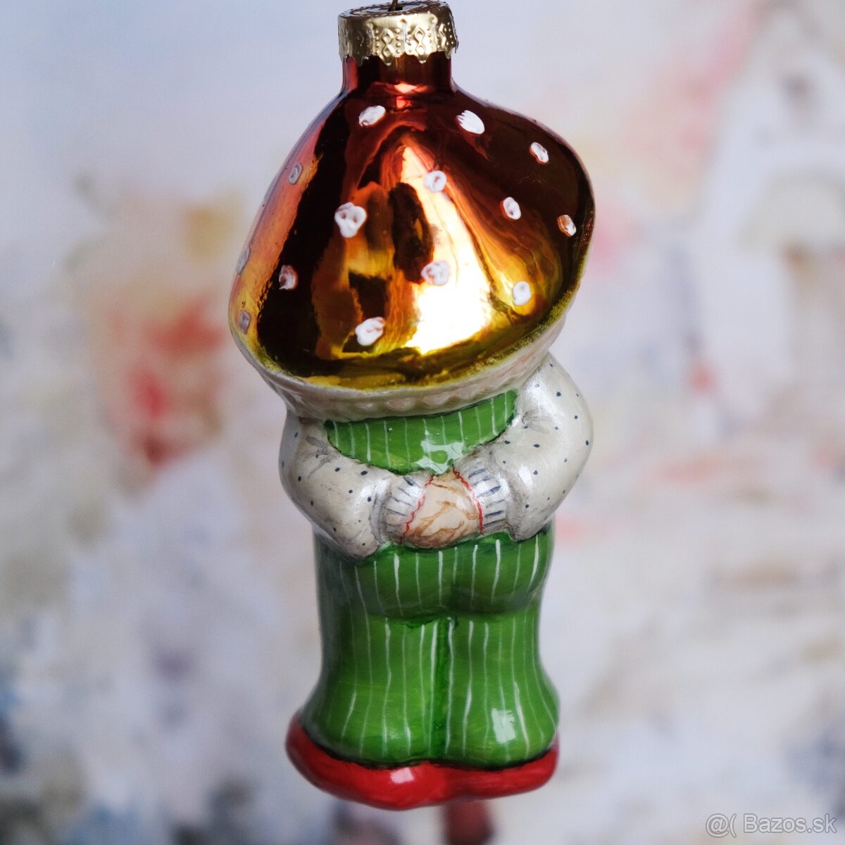 Vianočné ozdoby, sklo 11 cm - 2