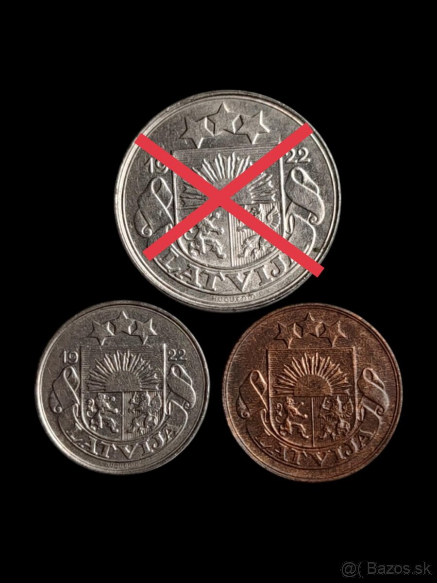 Mince Lotyšska - 2