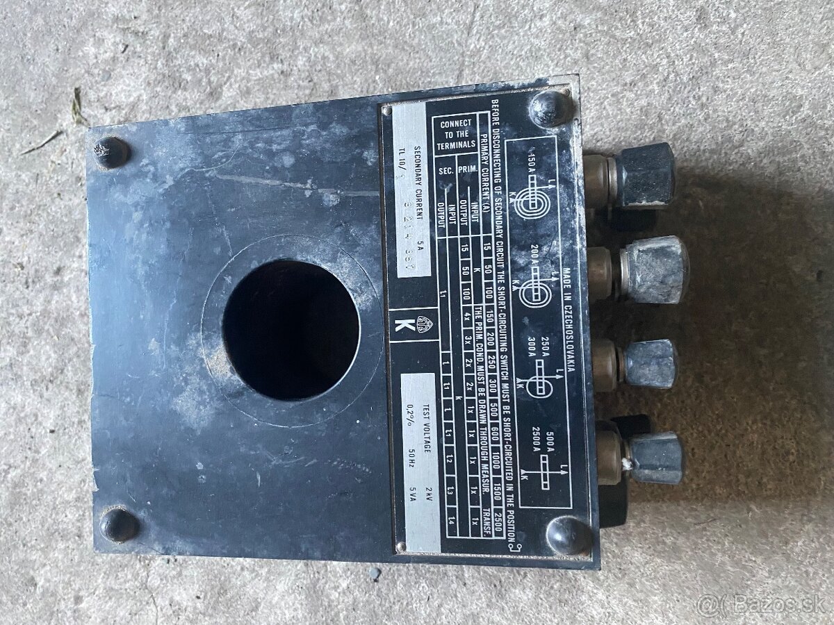 Prúdový transformátor - 2