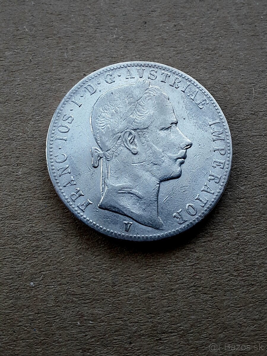 Zlatnik 1862 V, vzacny - 2