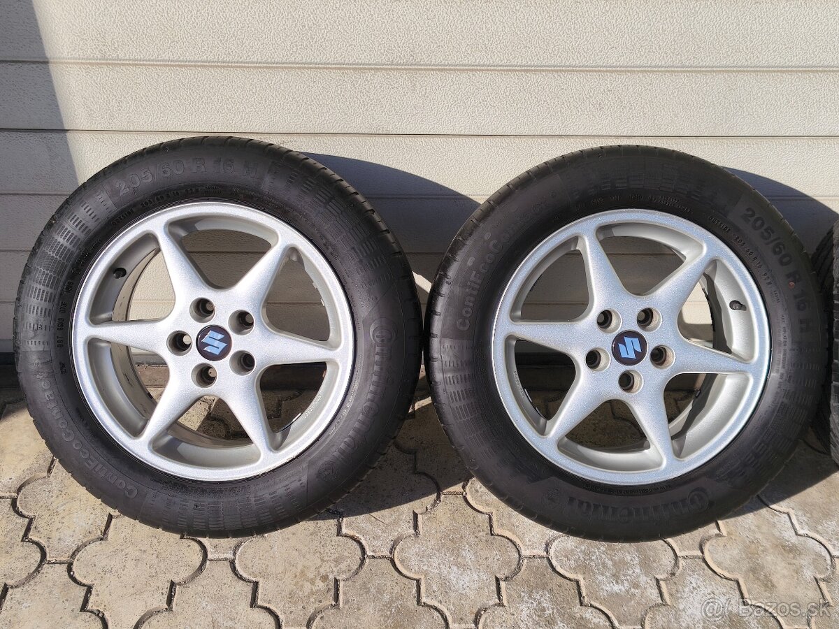 SUZUKI R16 DISKY + 205/60 LETNE - 2