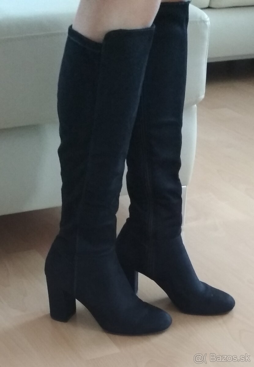 Semišové čižmy - 2