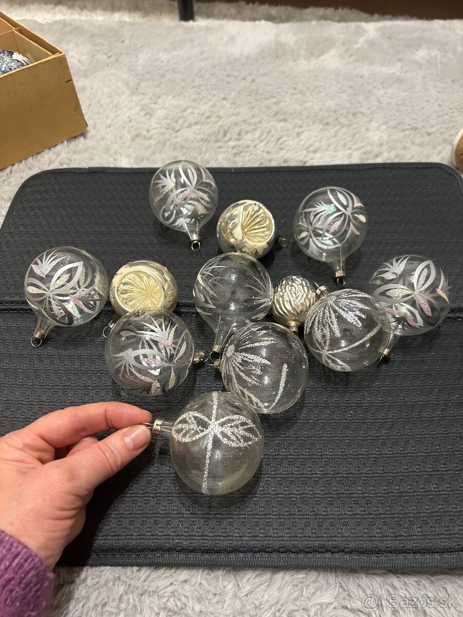 Retro gule sklo fúkané - 2