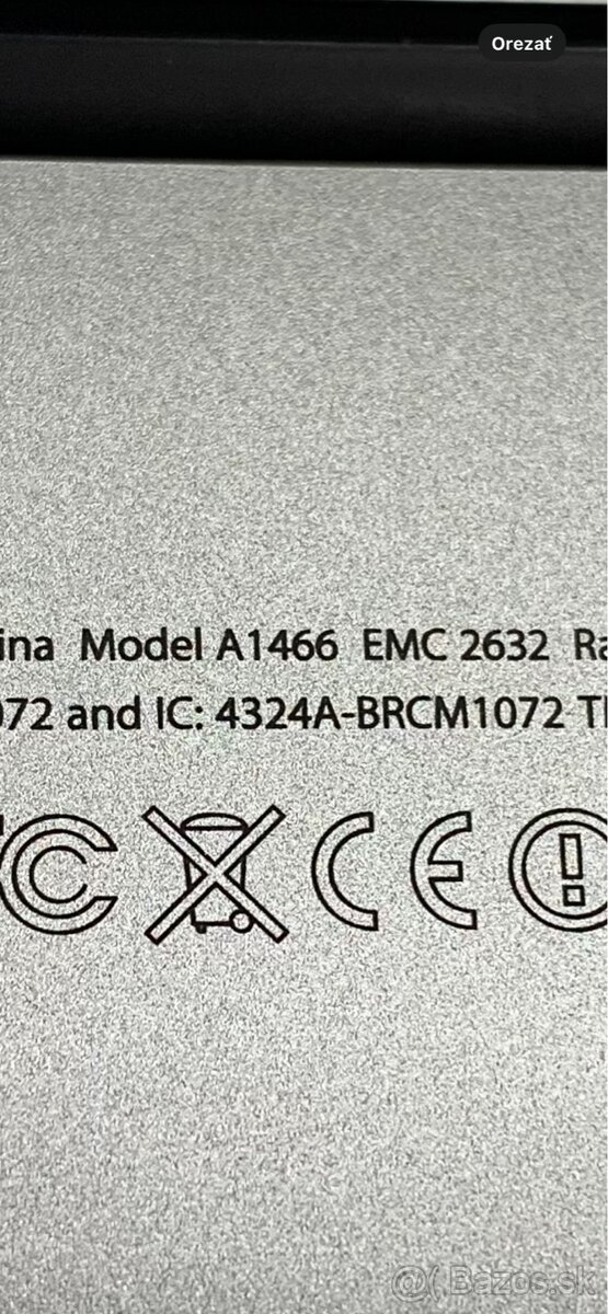 Apple MacBook Air 13 A1466 (EMC 2632) Mid 2013 - 2