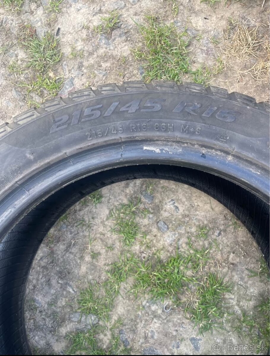 Predám Pneu 215/45 R16 2ks - 2