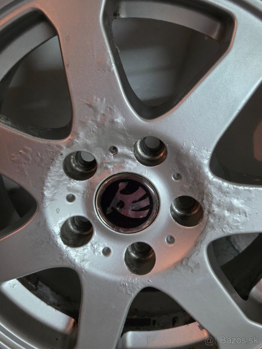 Elektrony skoda 5x112 r15 zimne pneu 195/65 r15 - 2