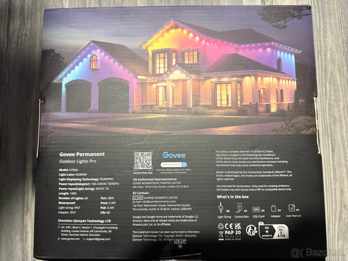 Govee vonkajšie osvetlenie - 2