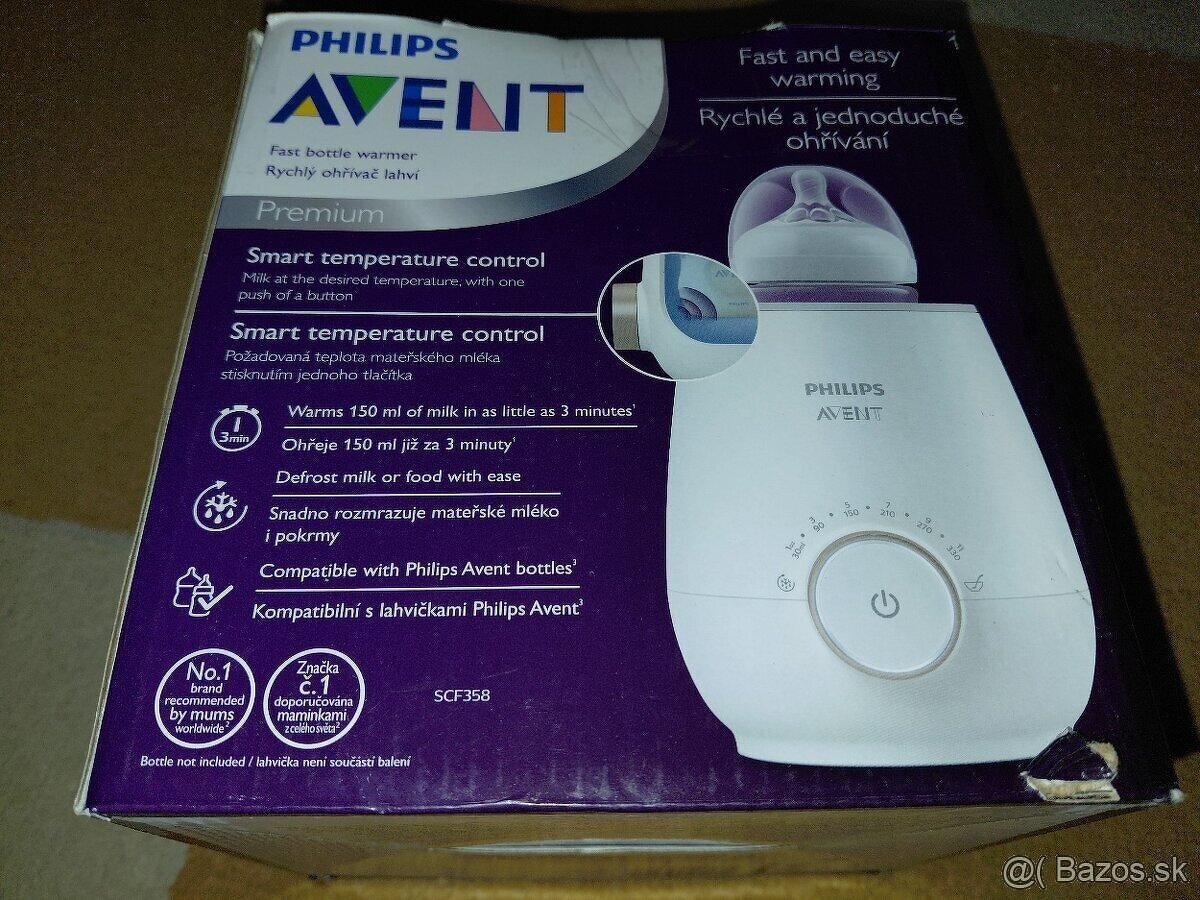 Elektricka odsavačka mlieka, ohrev mlieka - 2