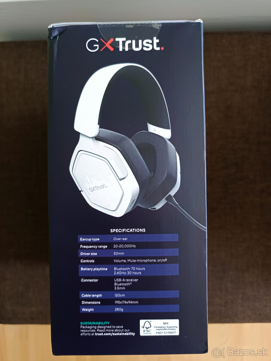 Trust GXT493W Carus, Wireless Headset - 2