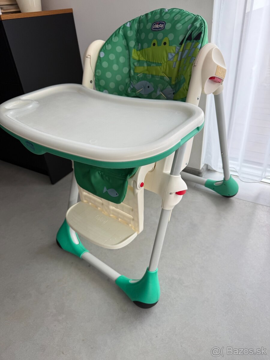 Detská jedalenska stolička Chicco polly - 2