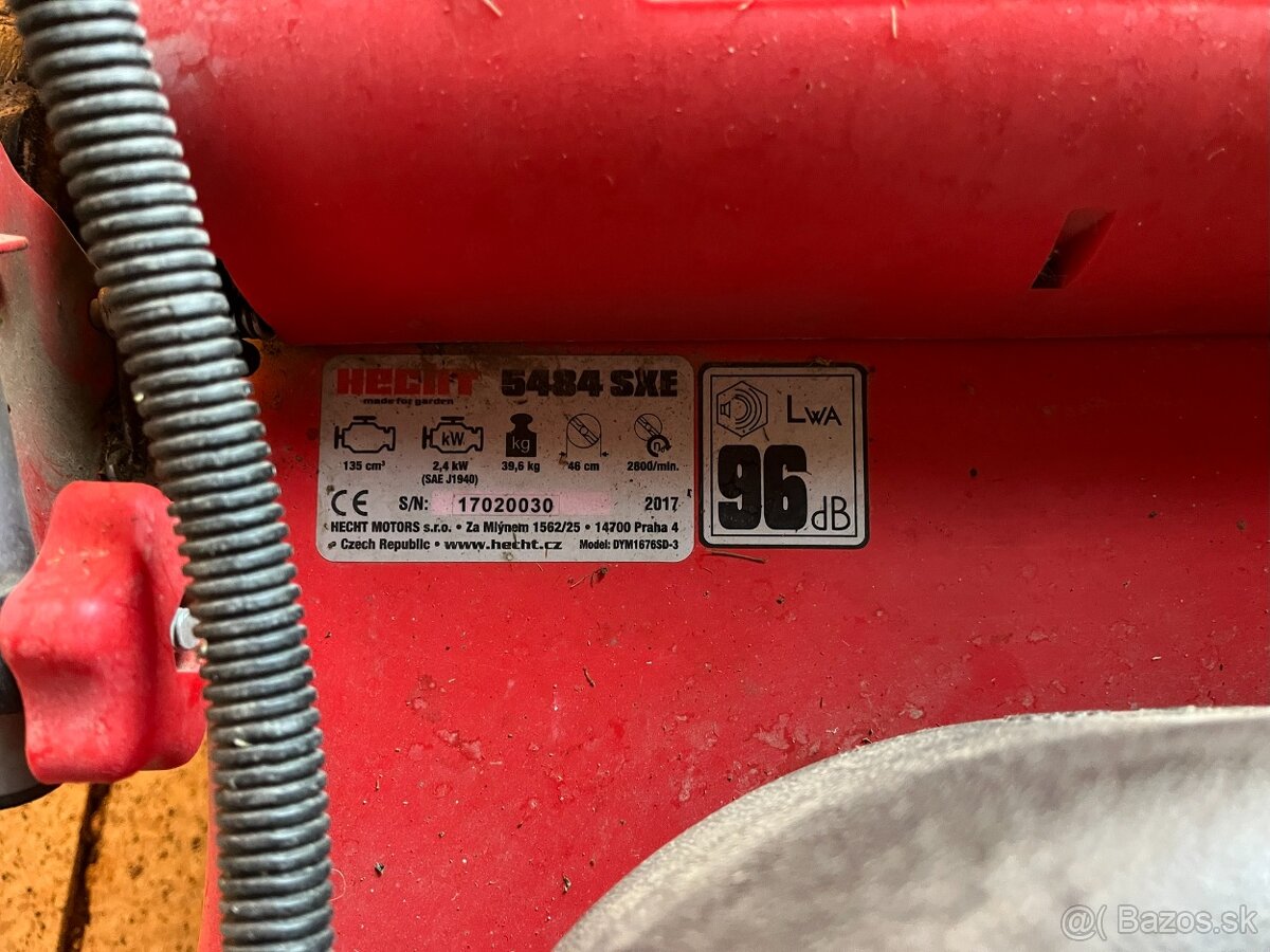 Benzínová kosačka - Hecht 5484SXE - 2