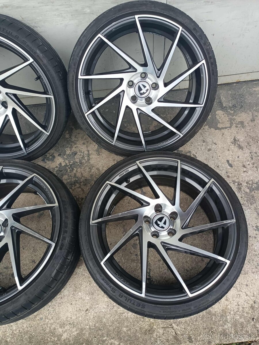 4ks alu disky orig. Tomasson 5x100 R18 - 2