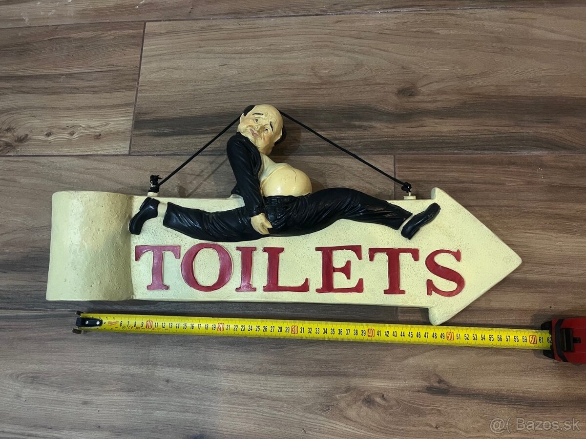 Šípka, toaleta, záchod - Sádrový odliatok - 2