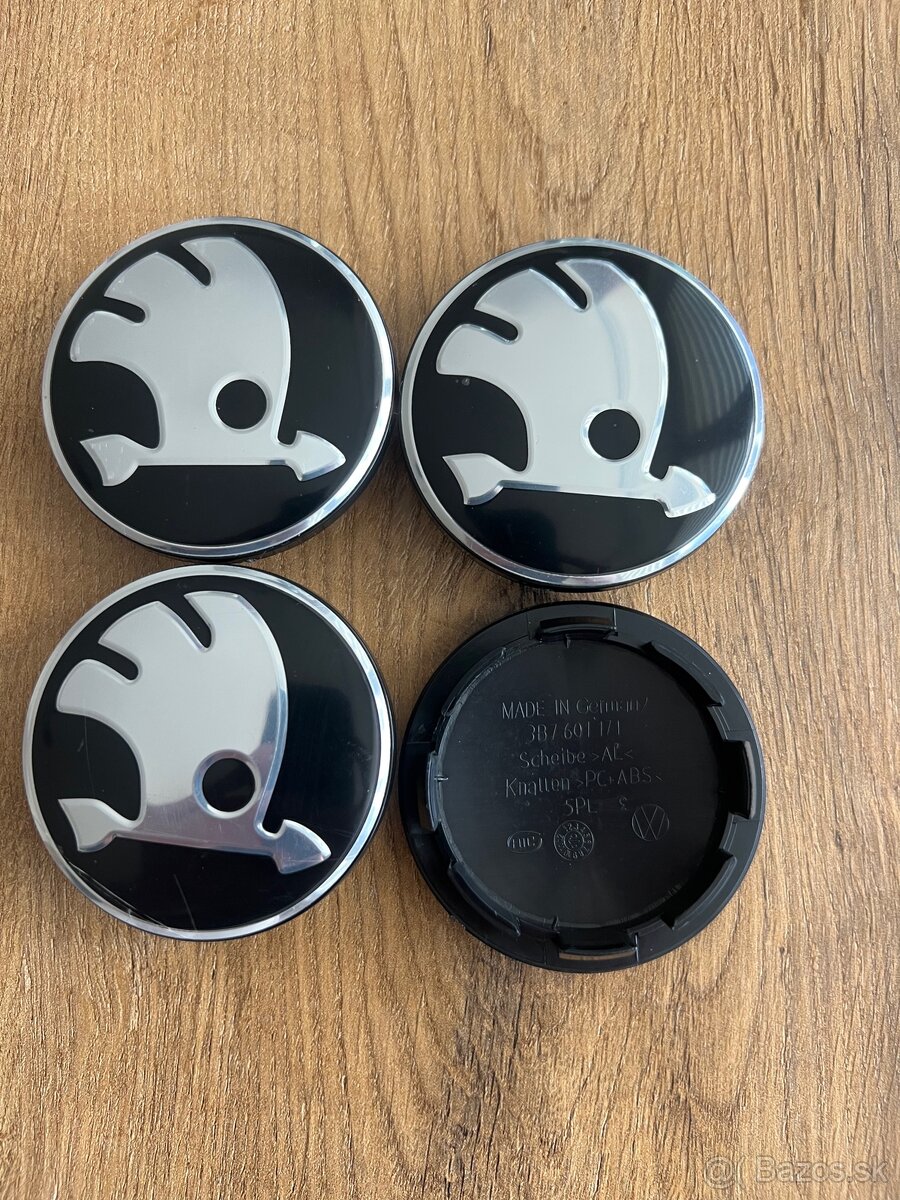 Škoda 65mm - stredove krytky - 2