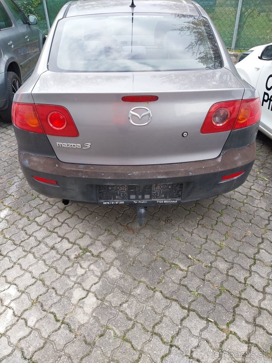 Mazda 3 1,6 77KW benzin r.v.2004 - 2