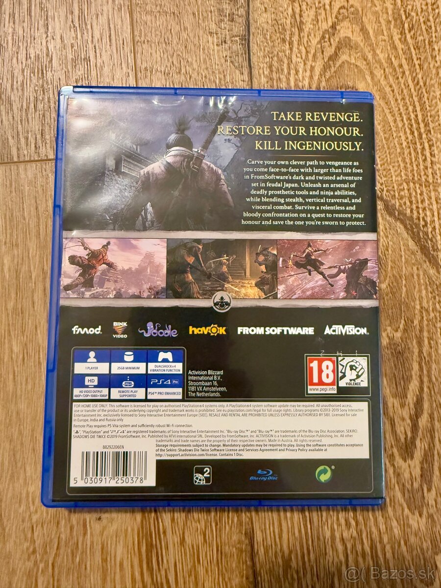 Sekiro PlayStation 4 Disk - 2