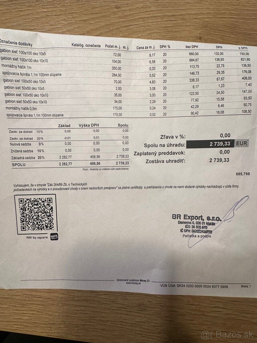 Gabionove siete koše - 2