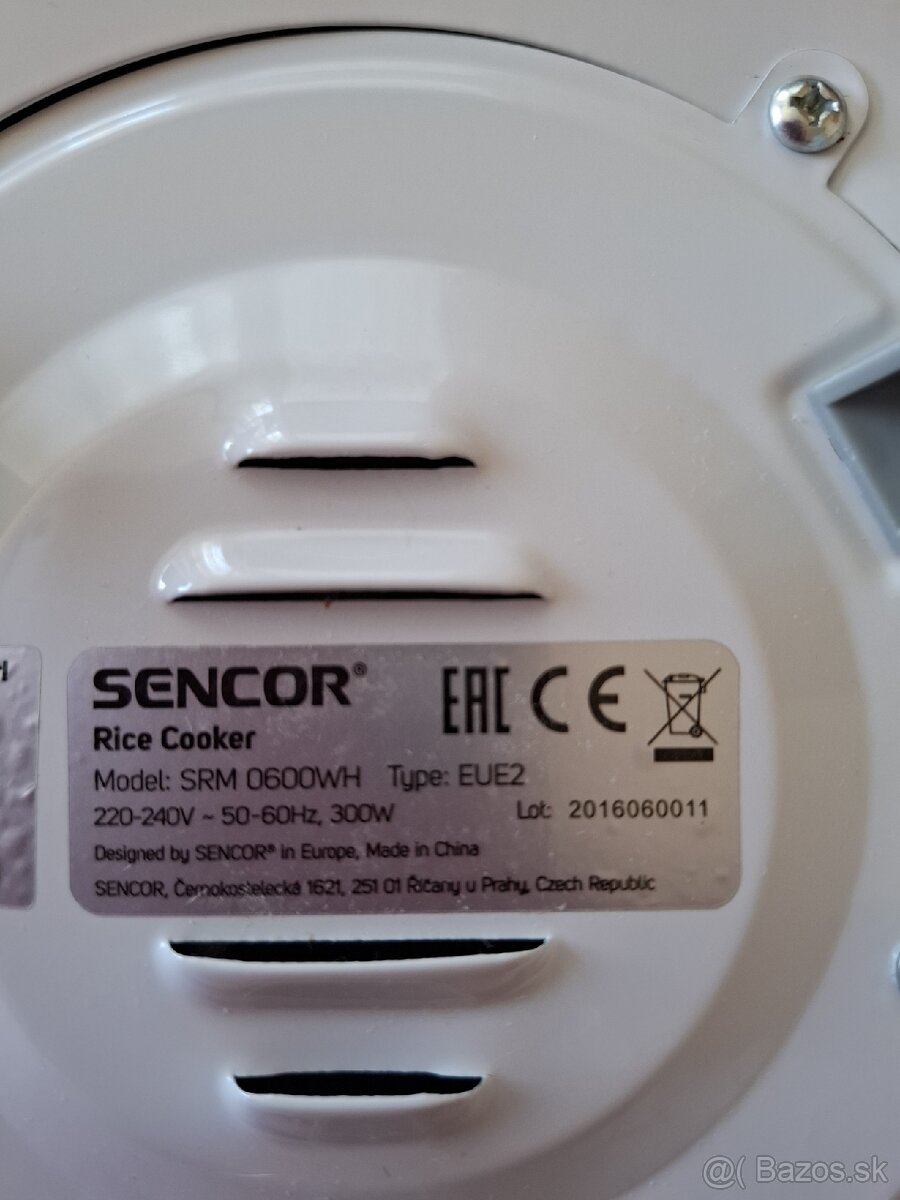 Elektricky hrniec 1L zn. SENCOR aj s pokrievkou - 2