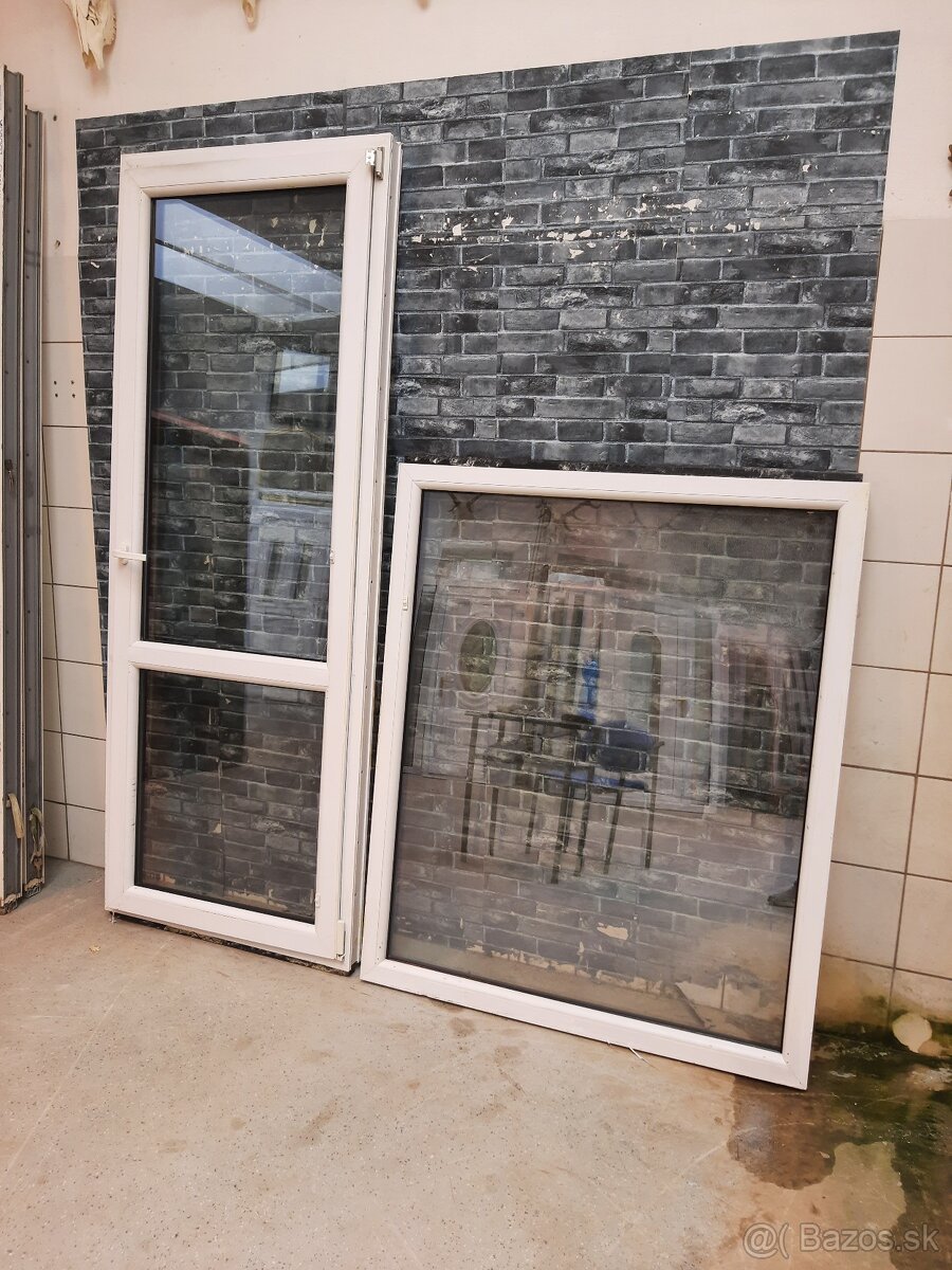 Balkónové dvere + okno - 2