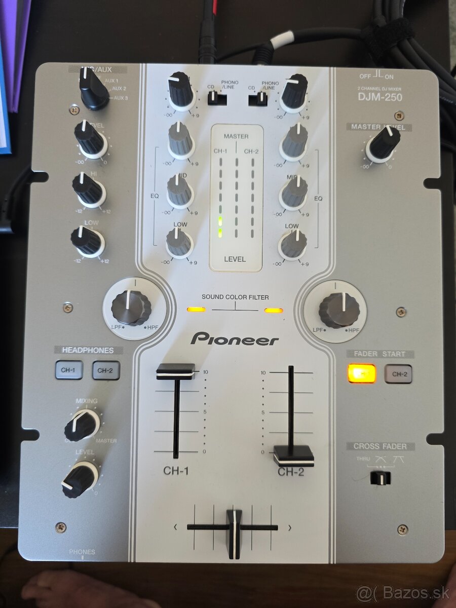 pioneer djm 250 w - 2