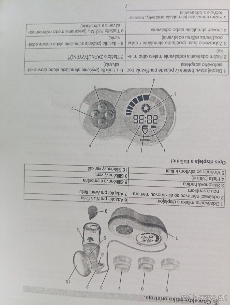Elektricka odsávačka mlieka - 2