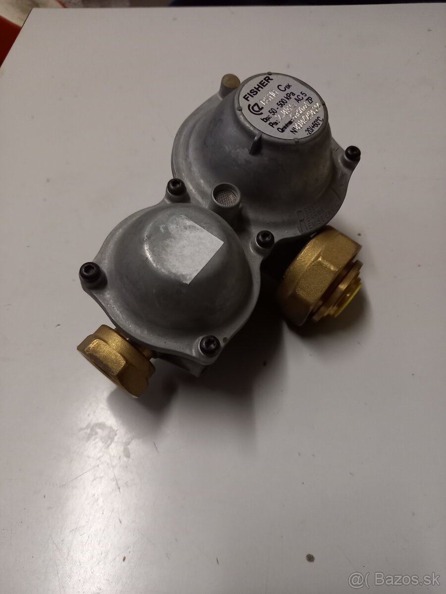 Regulator plynu fisher B6 NG,plynový kotol3/4"x5/4" - 2
