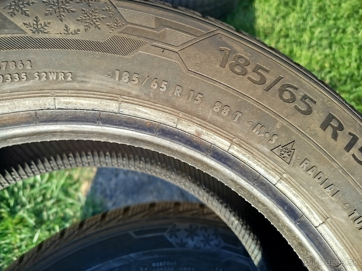 185/65 r15 zimné pneumatiky,Barum - 2