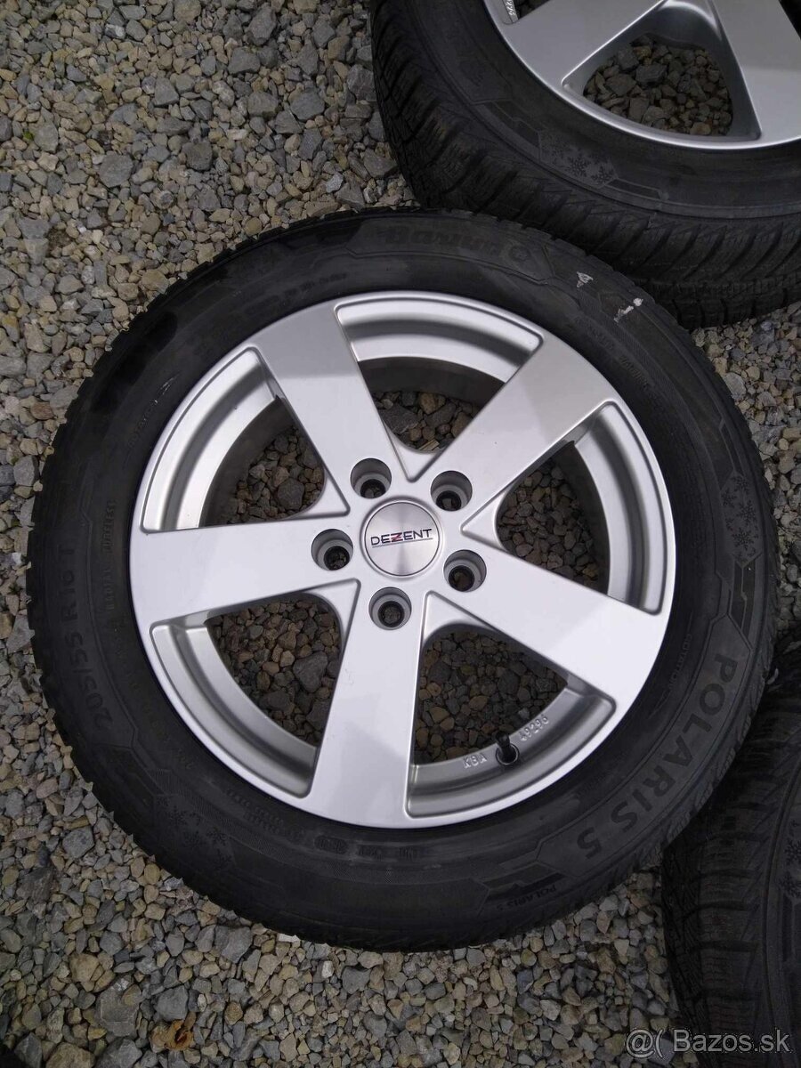 Alu 5 x 114,3 6,5 16" + zimné pneu. - 2