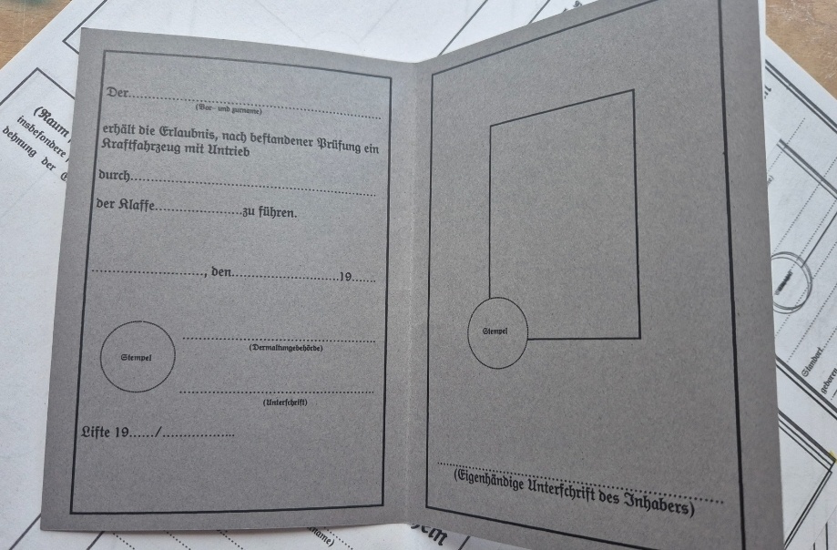 Wehrmacht fuhrerschein - 2
