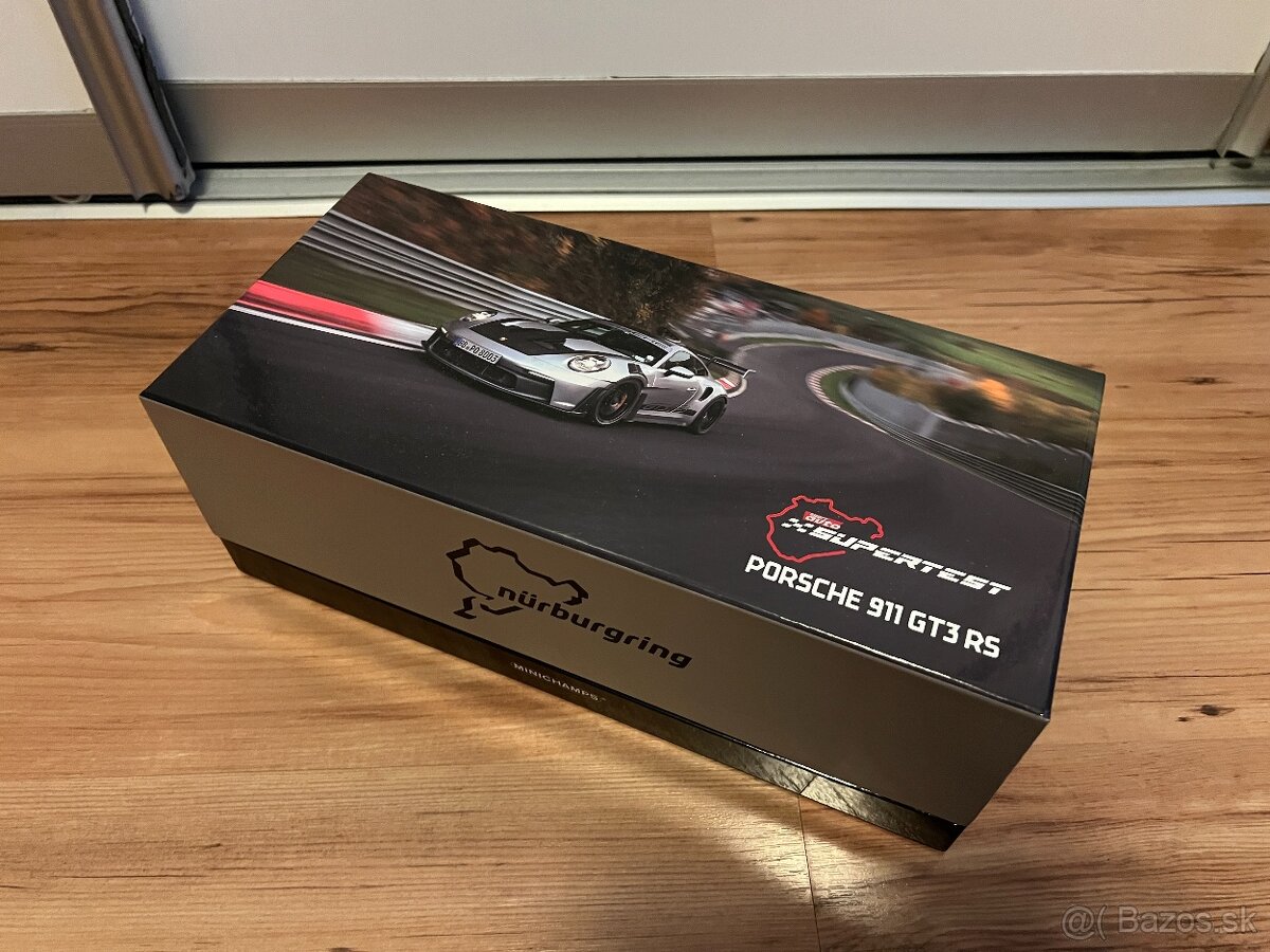 Minichamps Porsche 911 GT3 RS 992 Silver Nurburgring 1/18 - 2