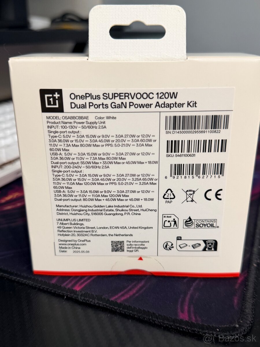 OnePlus SUPERVOOC 120W nabíjačka - 2