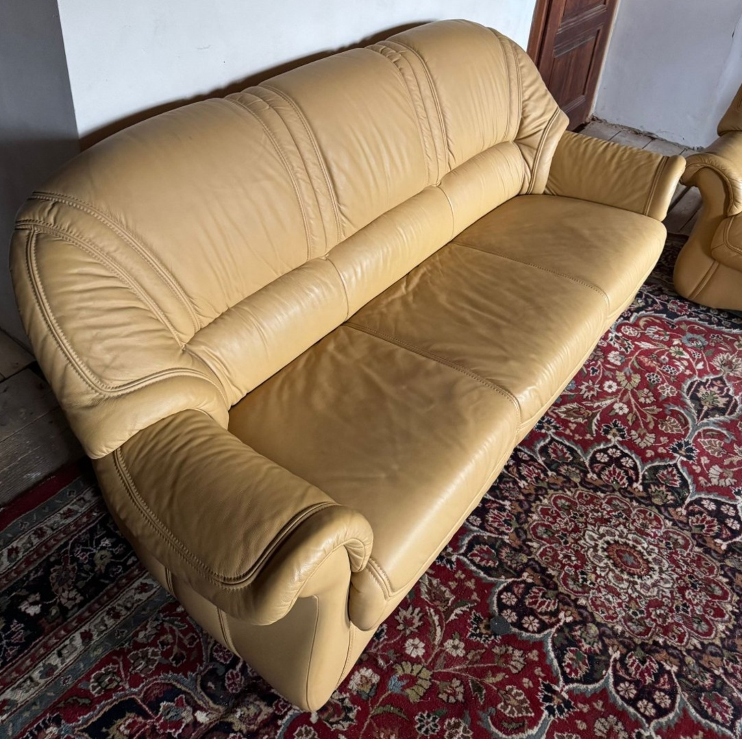 Kožená sedací souprava 3+1,5837 - 2