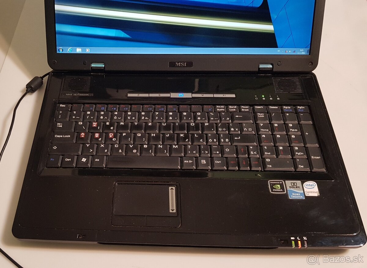 Notebook MSI Megabook MS-1719 GX-700X - 2