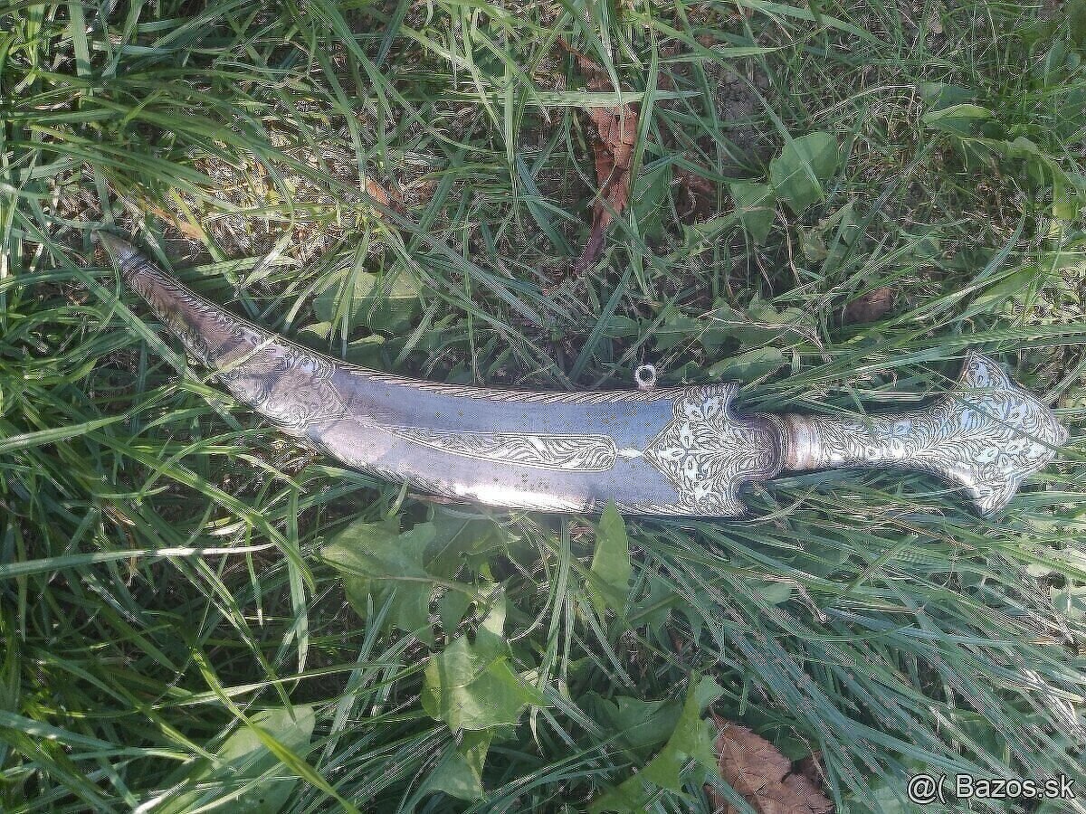 PERZSKA DÝKA DAMSCUS STRIEBRO - 2