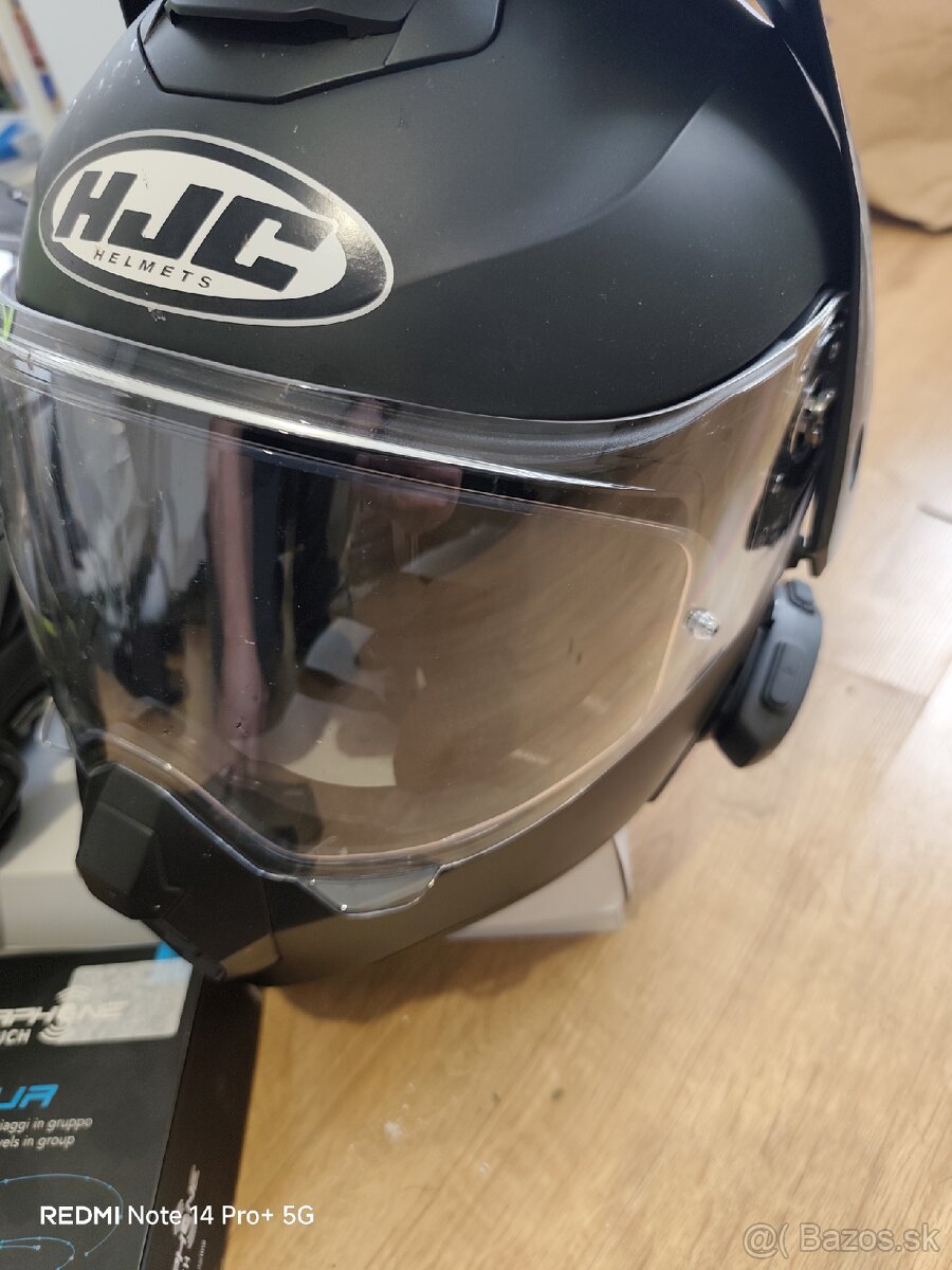 Predám moto prilbu + interphone tour - 2