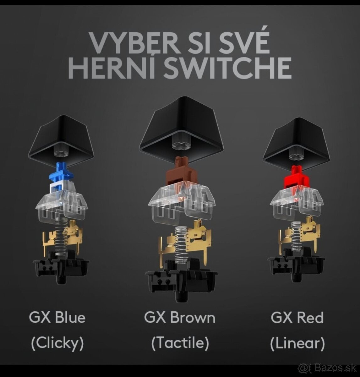 Logitech G512 Carbon Lightsync, GX Brown, US - 2