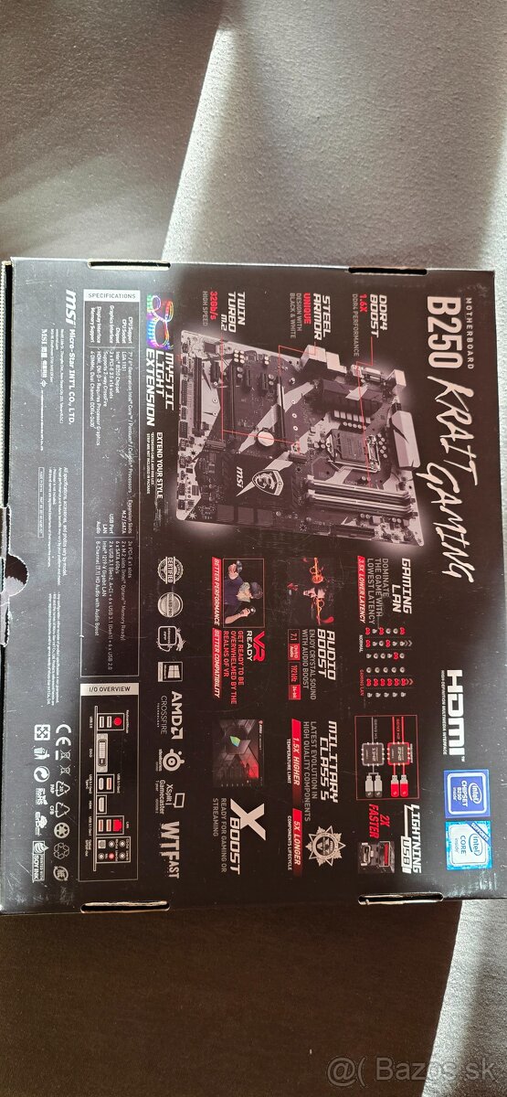 Predám MSI B250 PC MATE + 32GB Intel Optane - 2