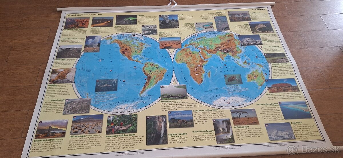Mapa na stenu - 2