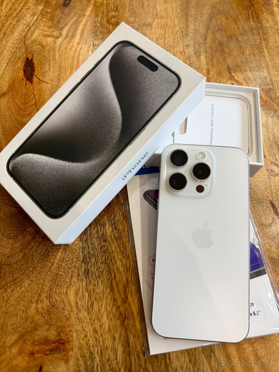 iPhone 15 Pro White Titanium, 128 GB - 2